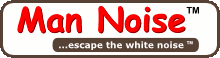 Man Noise logo ... escape the white noise